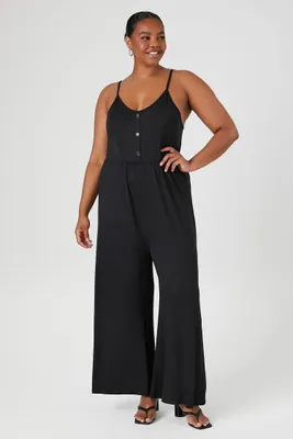 Wide-Leg Cami Jumpsuit