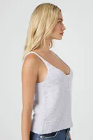 Women's Sweater-Knit Tank Top Lavender