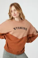 Women's French Terry Wyoming Graphic Pullover