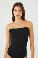 Women's Seamless Tube Bodysuit Black