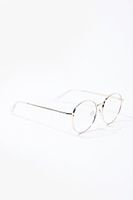 Round Reader Glasses in Gold/Clear