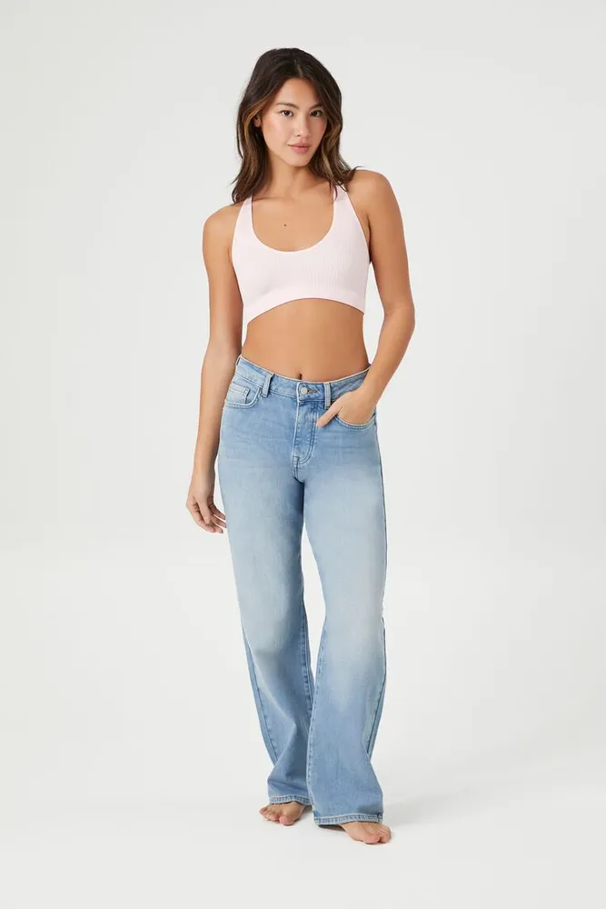 Women's Seamless Plunging Crisscross Bralette