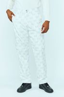 Men Phat Farm Printed Pants in White, 32