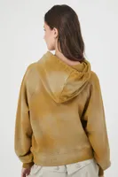 Women's Cloud Wash French Terry Hoodie Brown