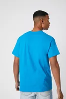 Men Feel The Ken-rgy Graphic Tee in Light Blue Small