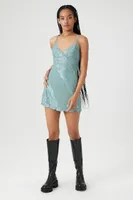 Women's Mesh Slip Mini Dress