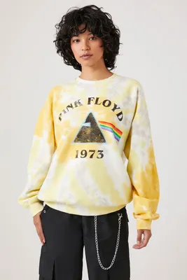 Women's Pink Floyd Graphic Pullover in Pink, M/L