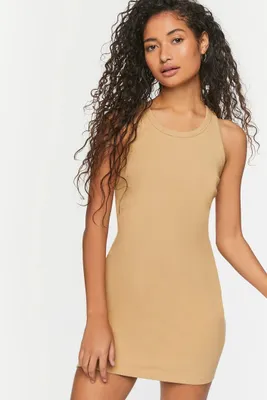 Women's Bodycon Mini Tank Dress Safari