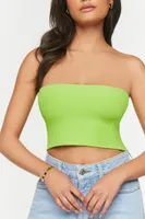 Women's Sweater-Knit Cropped Tube Top