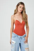 Women's Seamless V-Neck Lingerie Bodysuit