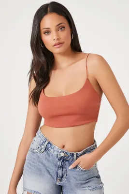 Women's Ponte Knit Cropped Cami