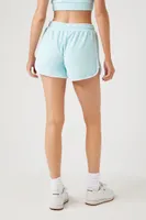 Women's Active French Terry Ringer Skort in Powder Blue, XS