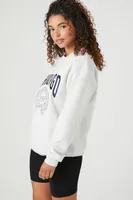 Women's Embroidered Chicago Graphic Pullover Heather