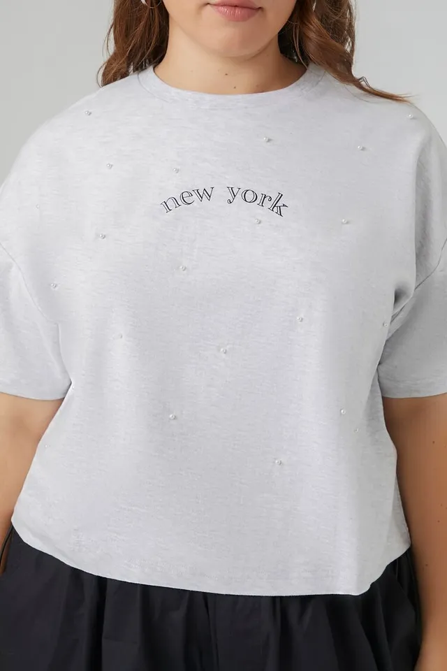 Forever 21 Women\'s New York Graphic T-Shirt in Heather Grey, 2X | Vancouver  Mall