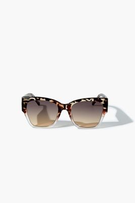 Tortoiseshell Square Sunglasses in Brown/Brown