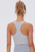 Women's Active Ribbed Tank Top in Heather Grey Small