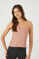 Women's Twill V-Wire Tube Top