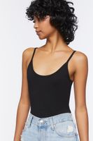 Women's Cotton-Blend Cami Bodysuit Small