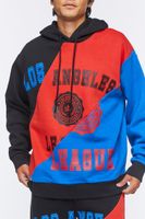 Men Los Angeles League Graphic Hoodie in Black Large