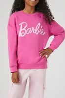 Girls Barbie Graphic Pullover (Kids) in Pink, 11/12