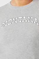 Women's Montana Graphic Thermal T-Shirt in Heather Grey, 3X