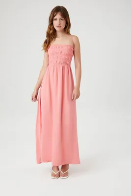 Women's Crisscross Cami Maxi Dress Peach Bud