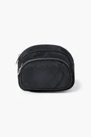 Women's Quilted Fanny Pack in Black