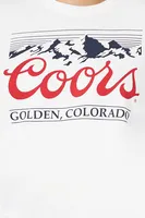 Women's Coors Graphic Pullover in White, 0X