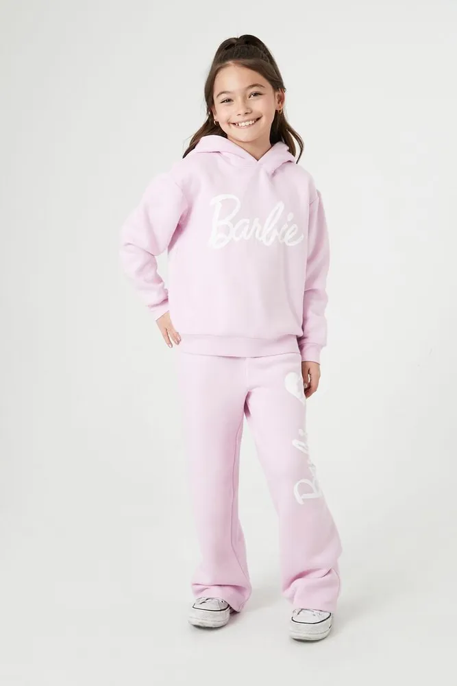 Girls Barbie Wide-Leg Pants (Kids) Pink,