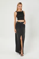 Women's Knotted Crop Top