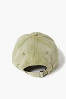 Distressed Baseball Cap in Sage