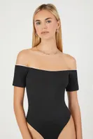 Women's Reversible Off-the-Shoulder Bodysuit