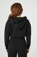 Women's Basic Fleece Zip-Up Hoodie