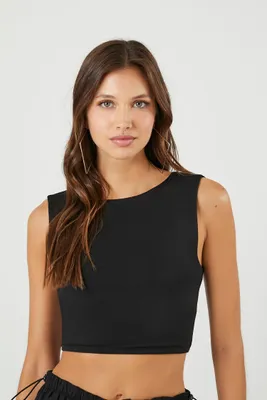 Women's Strappy Cutout Crop Top