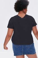 Women's Basic Organically Grown Cotton T-Shirt Black,