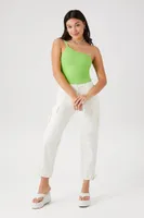 Women's Ribbed Knit One-Shoulder Cami