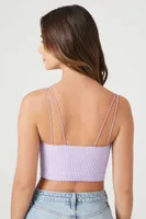 Women's Seamless Dual-Strap Bralette in Orchid Large