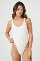 Women's Seamless One-Piece Swimsuit Vanilla