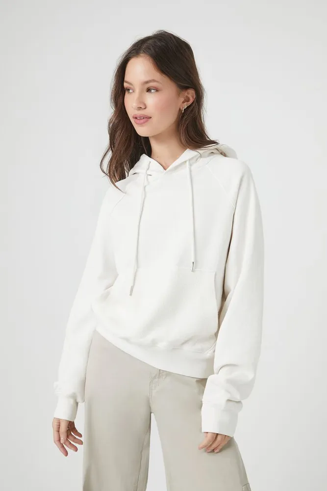 Oversized French Terry Tunic Sweatshirt for Women