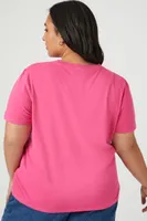 Women's Melrose Graphic T-Shirt in Pink, 3X