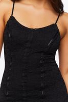 Women's Lace Seamed Mini Dress