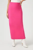 Women's Chiffon Maxi Column Skirt in Pink Medium