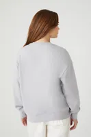 Women's French Terry Copenhagen Pullover Silver