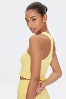 Women's Active Seamless Cropped Tank Top in Mimosa Small