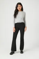 Women's Flare Trouser Pants in Black, 11