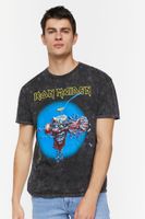 Men Iron Maiden Graphic Tee in Black Small