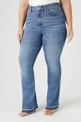 Women's High-Rise Bootcut Jeans in Medium Denim, 18