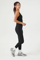 Women's Active Cutout Tank Jumpsuit in Black Small