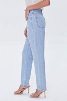 Women's High-Rise Mom Long Jeans Denim,