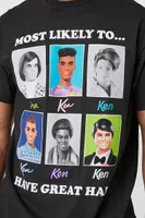 Men Great Hair Ken Graphic Tee in Black Small